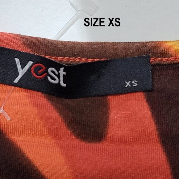 Colorful Long Sleeve Viscose  Tunic Dress  Size XS  Size S - NWOT - Picture 6 of 15